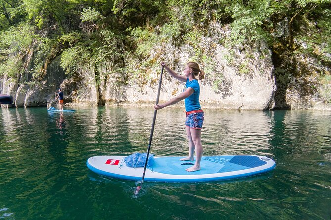 Private Half Day Stand-up Paddle Boarding on the Soča River - From Bovec to Lake Most na Soči