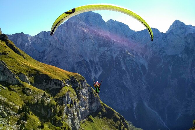Private Paragliding Flight Experience over the Julian Alps - Meeting Jože Biro in Bovec