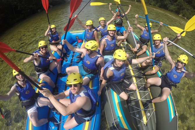 Rafting and zipline in Bled Slovenia - Getting suited up for the river