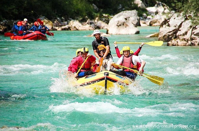 Rafting experience on Soča river from Ljubljana - A guide can make the road trip as good as the rafting
