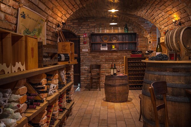 Slovenian wine tasting at Hotel Triglav Bled's wine cellar - Inside the 1906 wine cellar