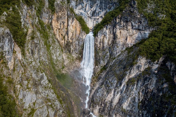 Soča Valley and the Julian Alps - Virje Waterfall offers a gentler contrast