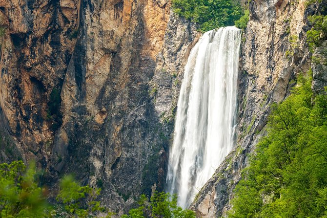 Soča Valley Tour & Kranjska Gora Valley Tour - Boka Waterfall: a quick look at Slovenia’s highest cascade