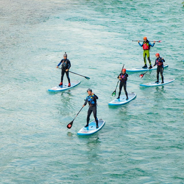 Soča Whitewater Stand-up Paddle Board: Small Group Adventure - Starting in Bovec with coffee and a friendly briefing