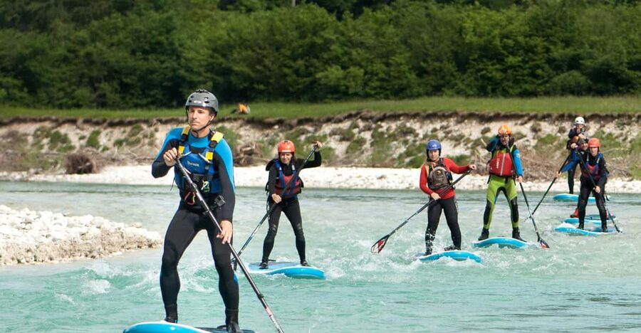 Soča Whitewater Stand-up Paddle Board: Small Group Adventure - The ten-minute ride from Bovec to Čezsoča