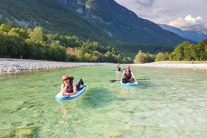 Soca Whitewater Stand-up Paddle Boarding Small Group Adventure - Finishing the run and returning to Bovec