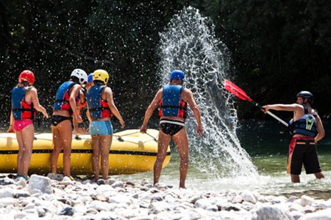 The best Rafting on Sava river in Bled - Getting ready at Šobec