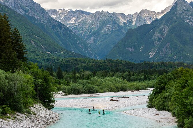 Whitewater Paddle Boarding on Soca River - Starting in central Bovec