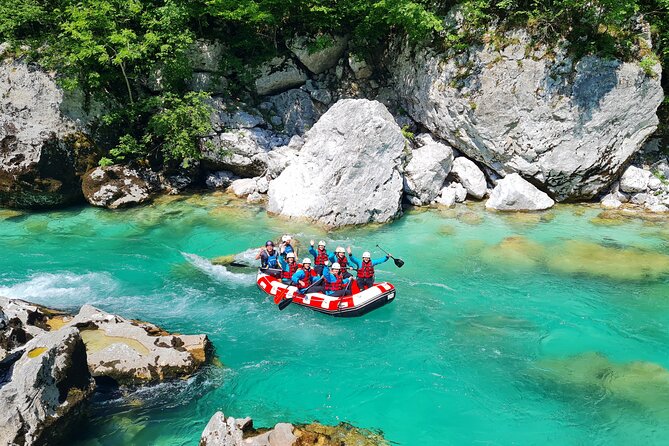 Whitewater Rafting on the Soča River in Bovec, Slovenia - One and a half hours on the Soča