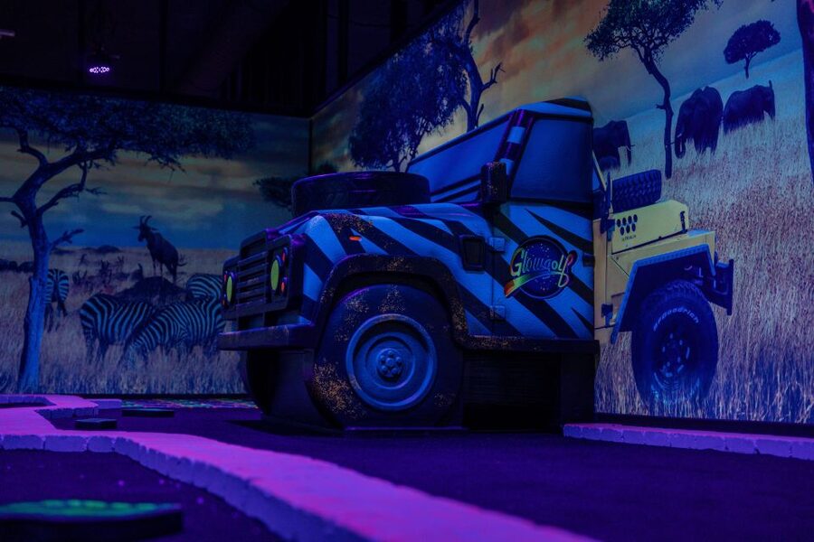 Woop! Glow golf: Ljubljana Btc City - What Playing the 15 Holes Is Really Like
