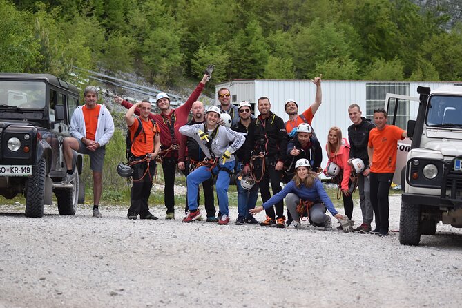 Zipline in Slovenia - The 4x4 ride adds a sense of remoteness